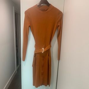Belted dress. Unique.